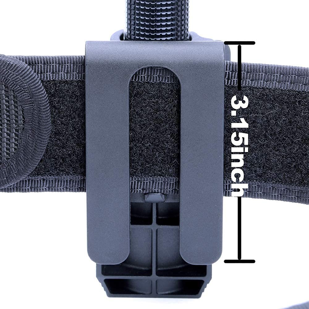 Nextorch V5 Tactical Flashlight Holster with Lever Side Lock System V5, BLACK
