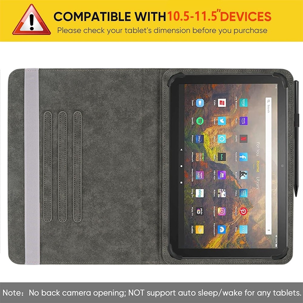 Case for 11 Inch Tablet, 360 Degree Rotatable Kickstand, Multiple Viewing Stand