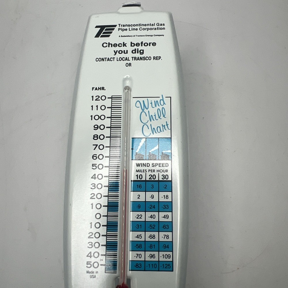 VTG Check Before You Dig advertising thermometer