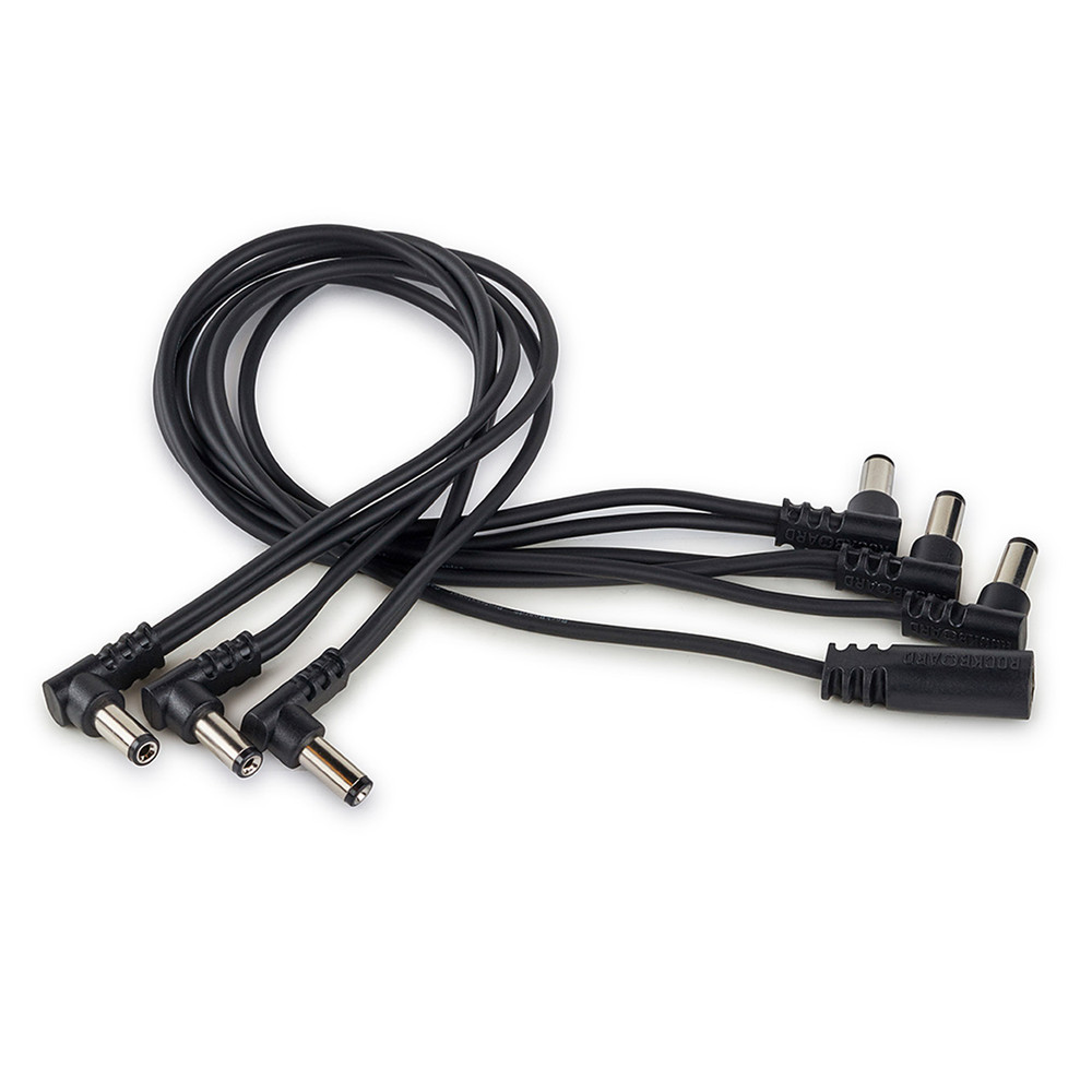RockBoard Flat Daisy Chain Cable 6 Outputs - Angled