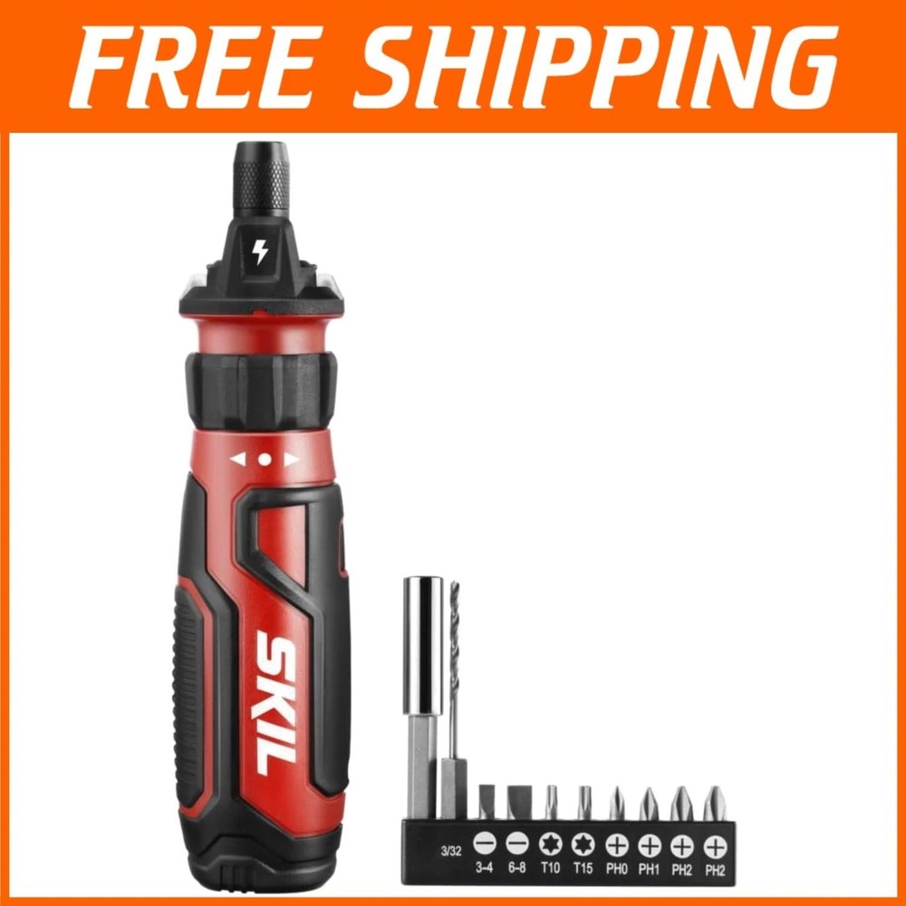 Rechargeable 4V Cordless Screwdriver with Circuit Sensor