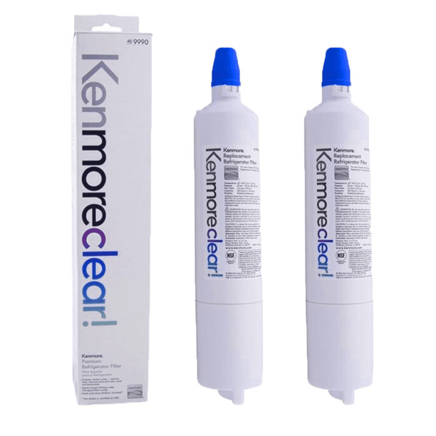 2 PACK Kenmore 9990 46-9990 Replacement Refrigerator Water Filter
