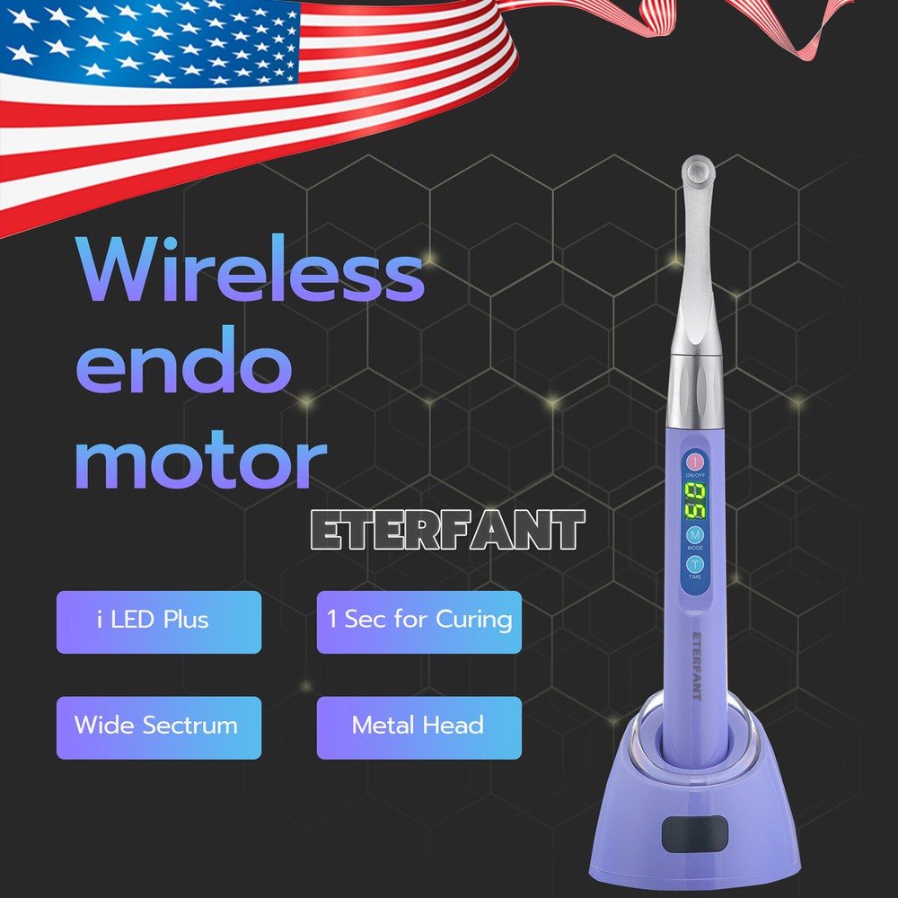 ETERFANT Dental Woodpecker Style iLED Curing Light Lamp Wireless 1 Second Curing