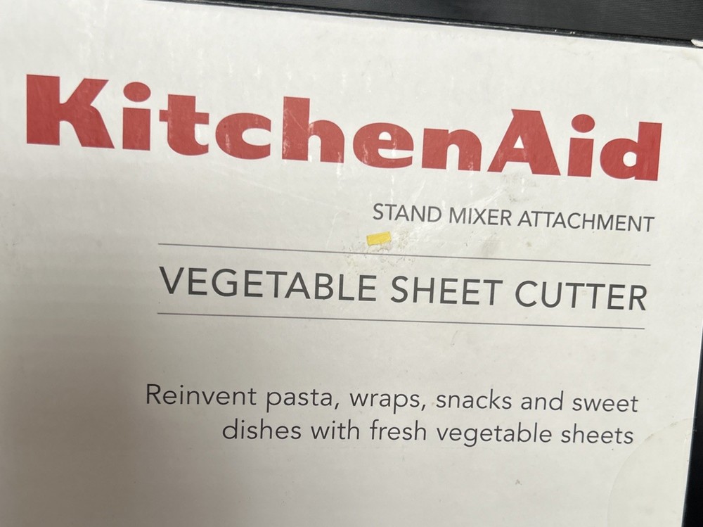 KitchenAid Vegetable Sheet Cutter Stand Mixer Attachment Thin Thick Blades