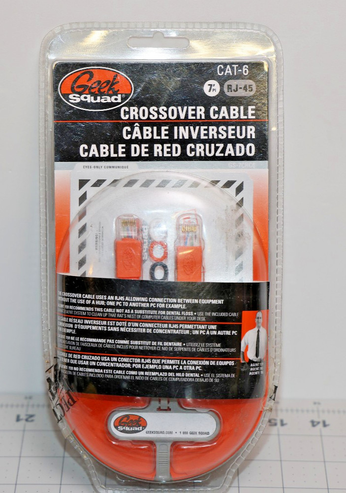 6ft Network Crossover Cable Computer to Computer Connection No Router needed pb3