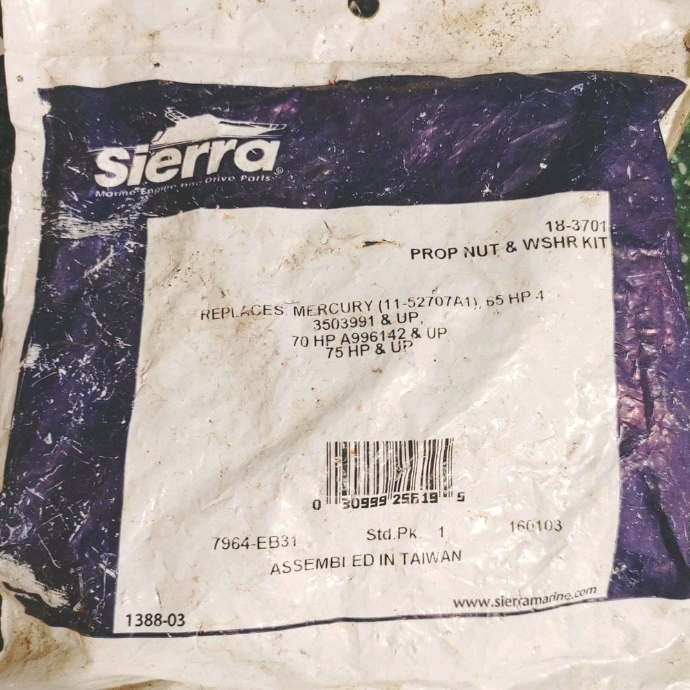 Sierra Prop Nut Kit #18-3701