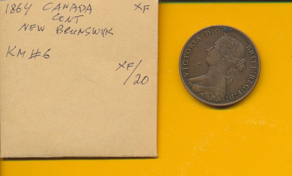 NEW BRUNSWICK - CENT 1864 - #3383