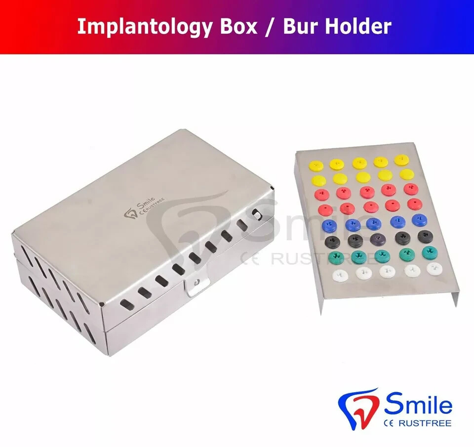 Dental Surgical Instruments Empty Sterilization Box for Surgical Implant Tools
