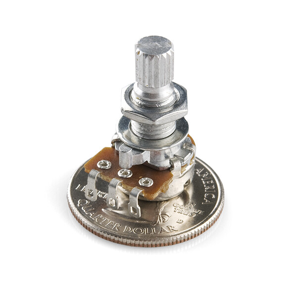 [ SparkFun COM-09939 ] Rotary Potentiometer - 10k Ohm, Linear