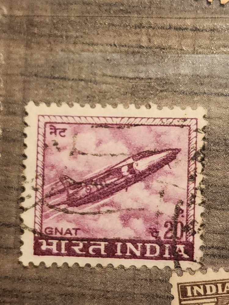 India Foreign 20c Stamp Used - #A125