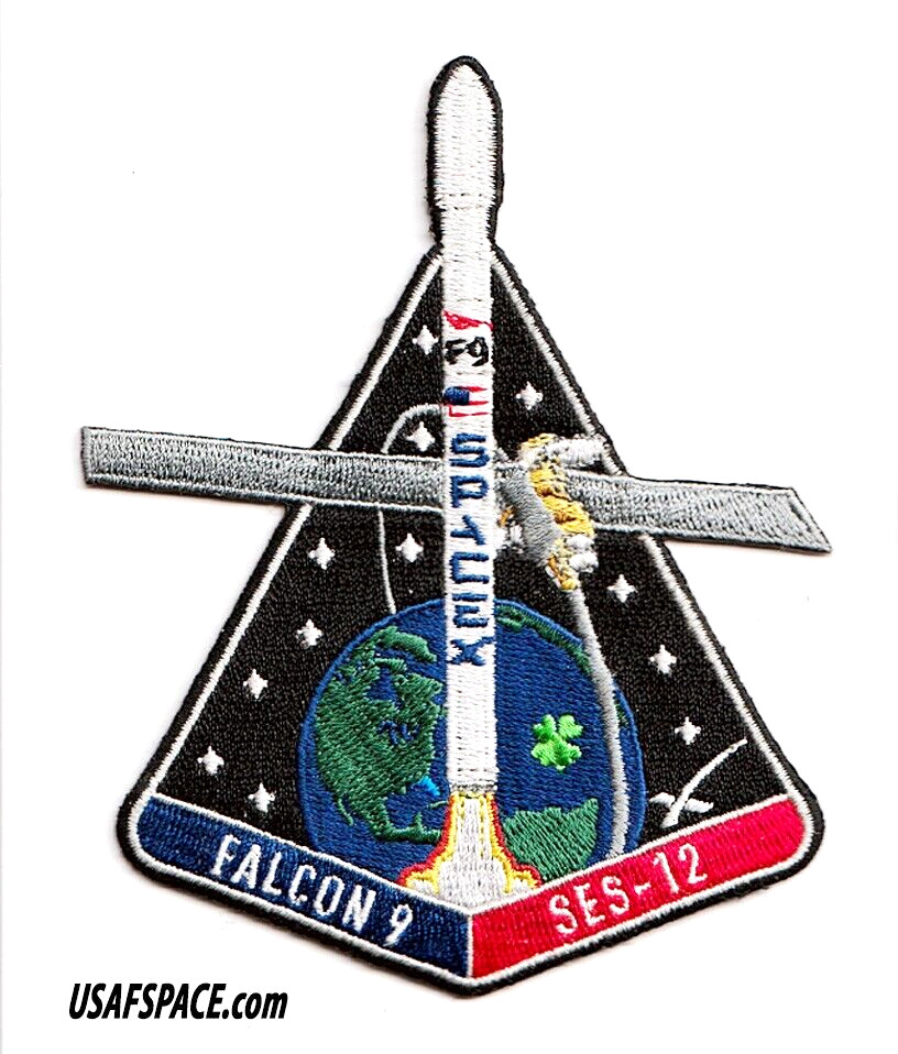 Authentic SES-12 - SPACEX FALCON 9 CCAFS Launch SATELLITE Mission Employee PATCH