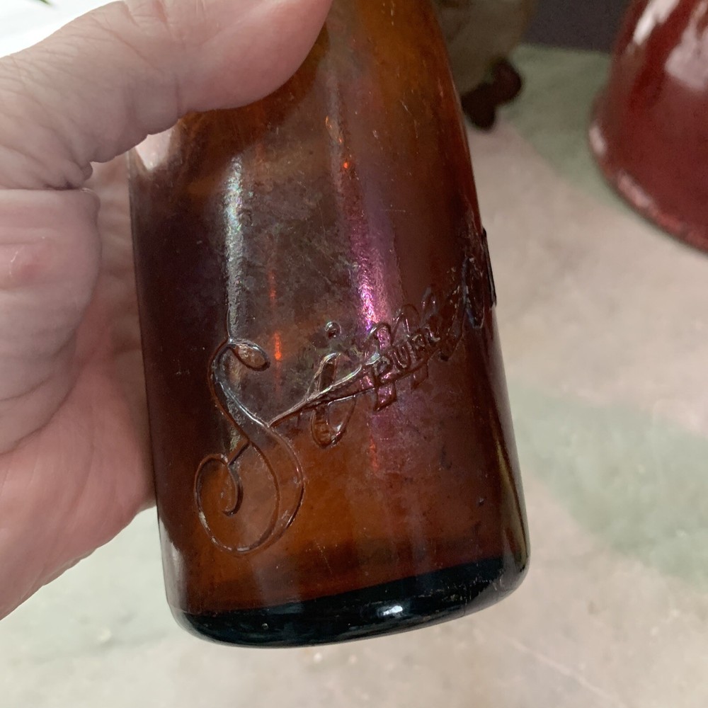 2 Simon Pure Vintage Original Beer Bottles