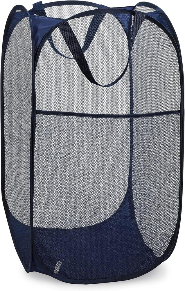 Collapsible Mesh Foldable Hper x 14' Navy Blue
