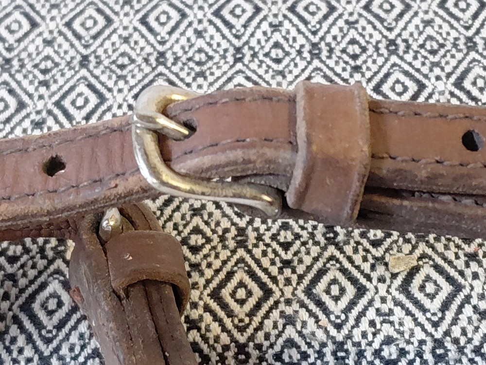 Circle Y Browband Leather Headstall With Bit