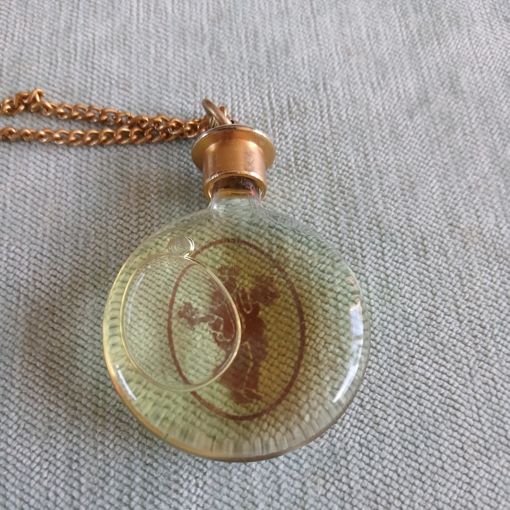 Vintage Max Factor Exuberance Perfume Pendant Original Packaging Rare Retro