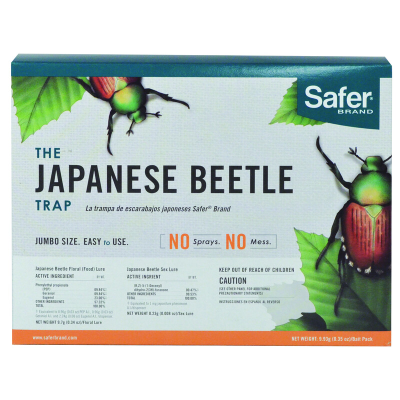 Safer Brand 70102 Japanese Beetle Trap, Solid, Fruity Box