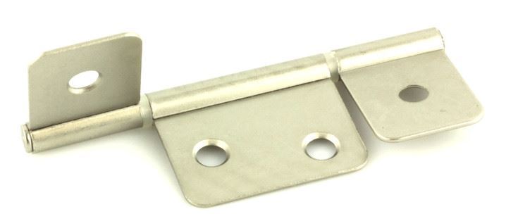 Flag Hinge 3-Leaf Bi-Fold & Shutter Satin Nickel - 3 1/2"