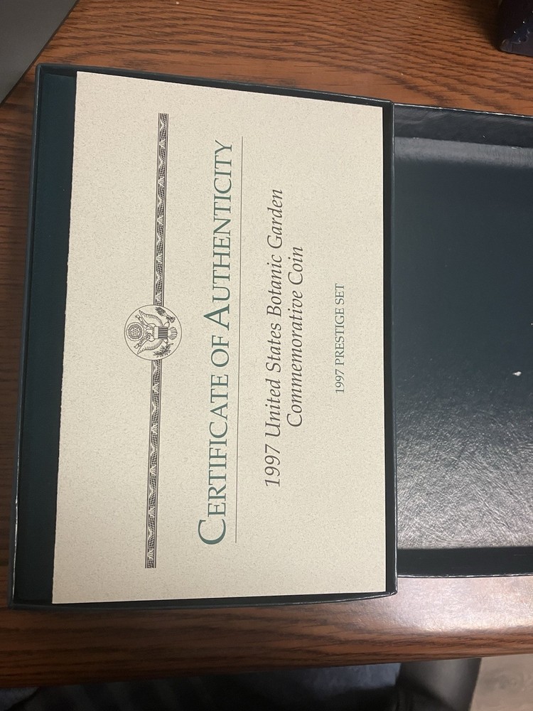 1997 PRESTIGE Proof Set. U.S. Mint Box/CoA 430043