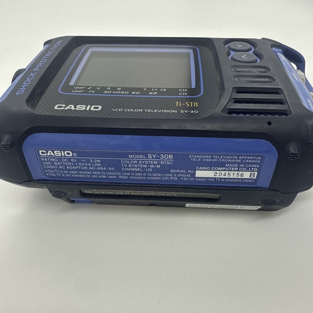 Casio SY30 LCD Color Television SY30B
