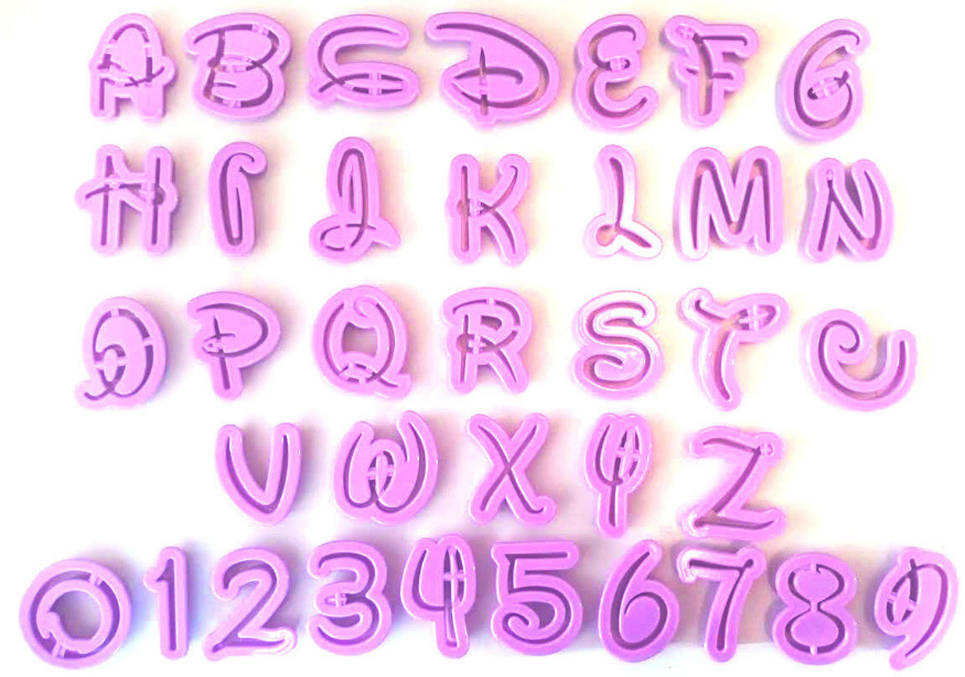 Disney Font Numbers Cookie Cutter Set | Bakell®