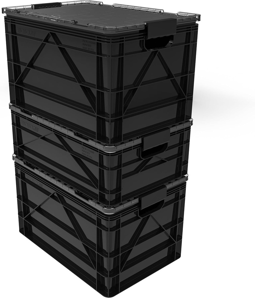 CRATE Starter Pack - Two Full Size and One Half Size crate, Stackable Outdoor Or