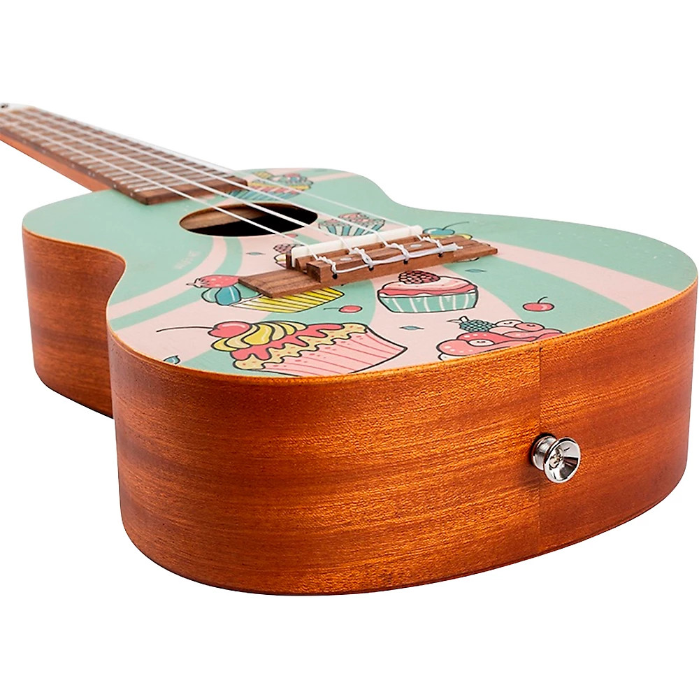 Flight AUC-33 Concert Ukulele Cupcake