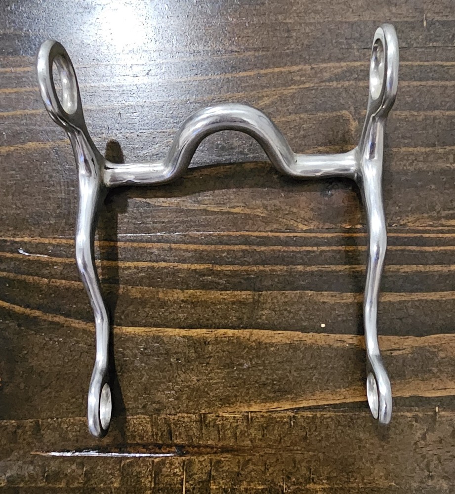Solid Mouth Ported Horse Bit