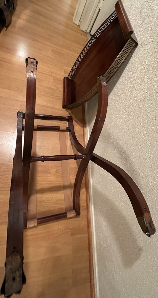 FERGUSON Regency Style Vintage Tray Top Server Table