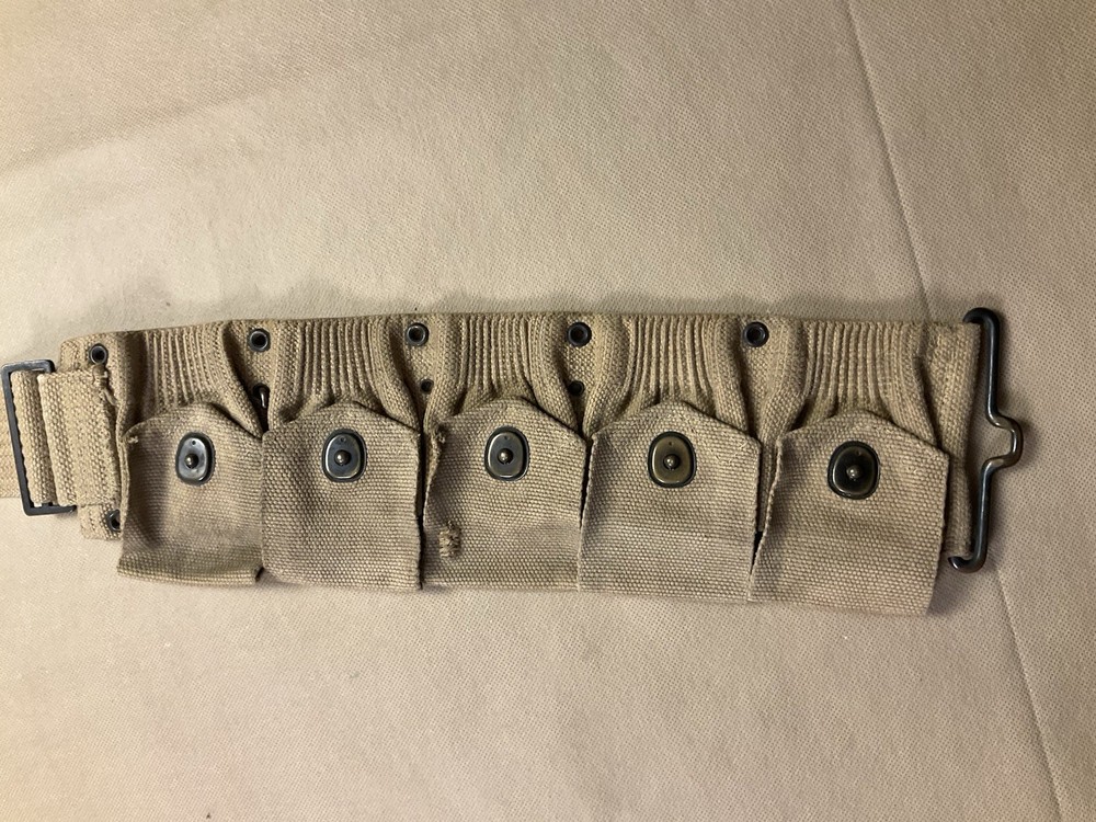 WW1 US Army Ammo Belt Mills 1918