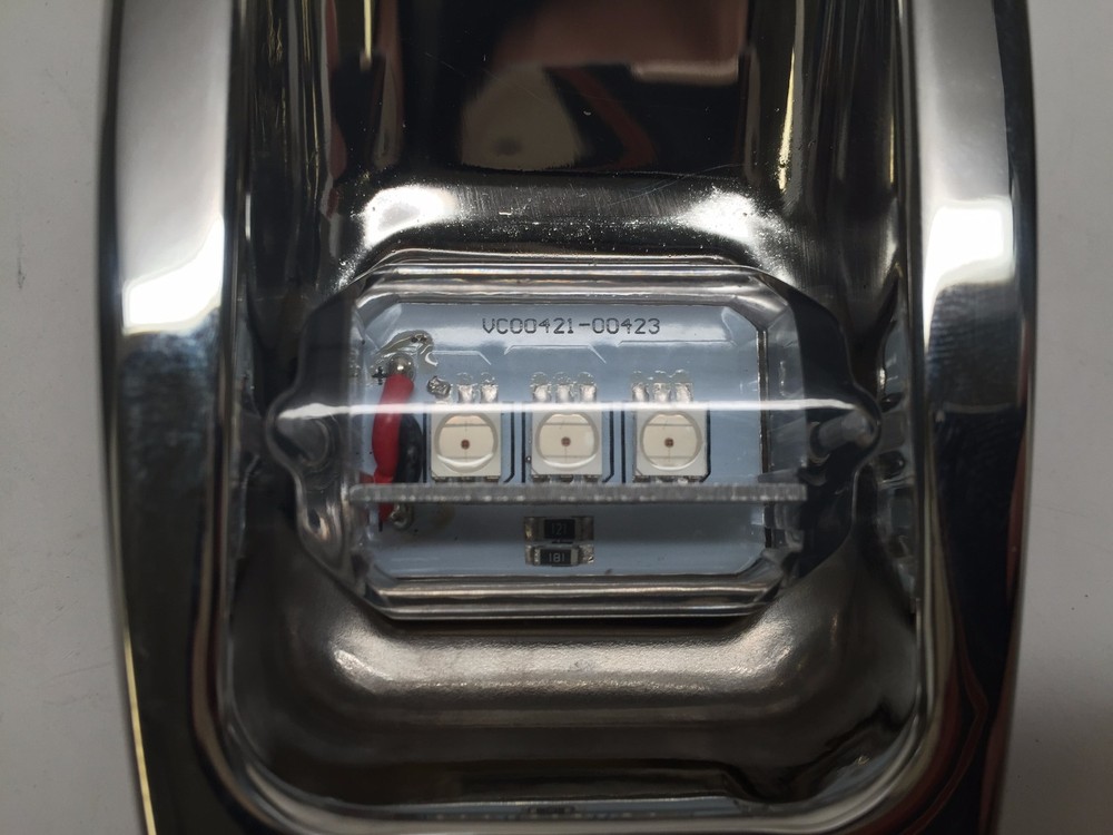 Marine Boat Navigation Pair LED Side Tear Drop Lights SS Vertical Mount 12V