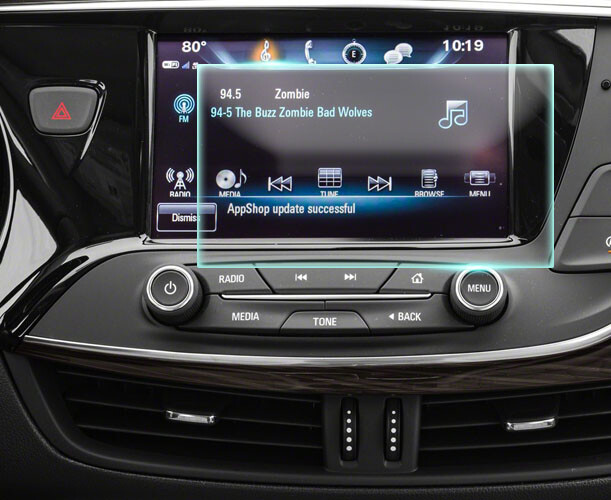 Crystal Clear Screen Protector for 2019 Buick Envision Vehicle Navigation