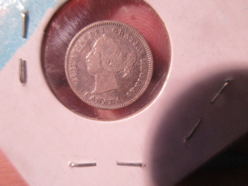 Canada - 1901 Sterling Silver 5c - Victoria