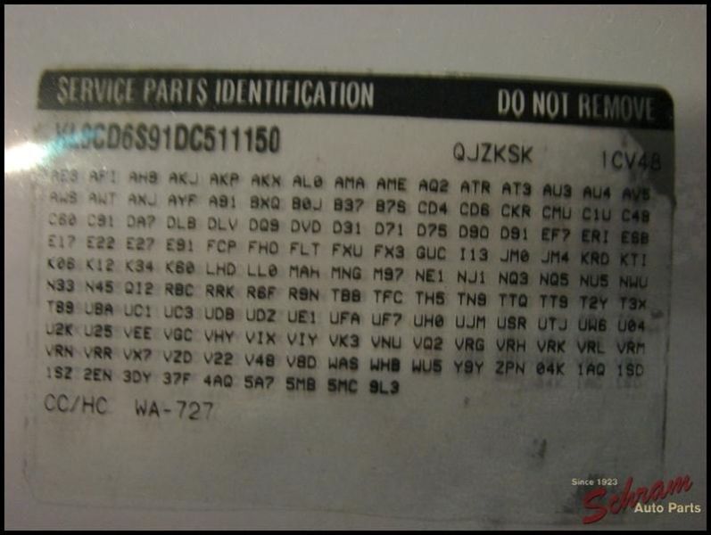 13 SPARK TIMING COVER 1343445