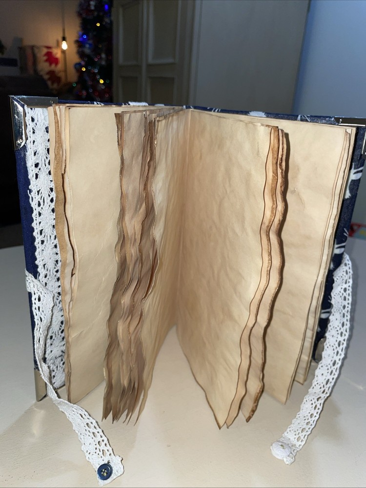 Unique, Very Nice Winter Junk Journal (5 1/2”x8 1/2”)