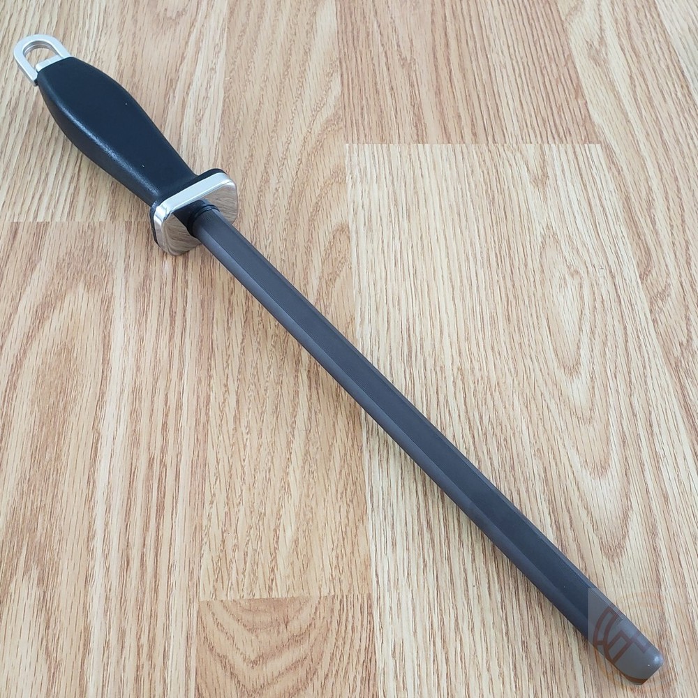 Fallkniven Sharpener 10.75" Ceramic Rod Construction Black Polyamide Handle