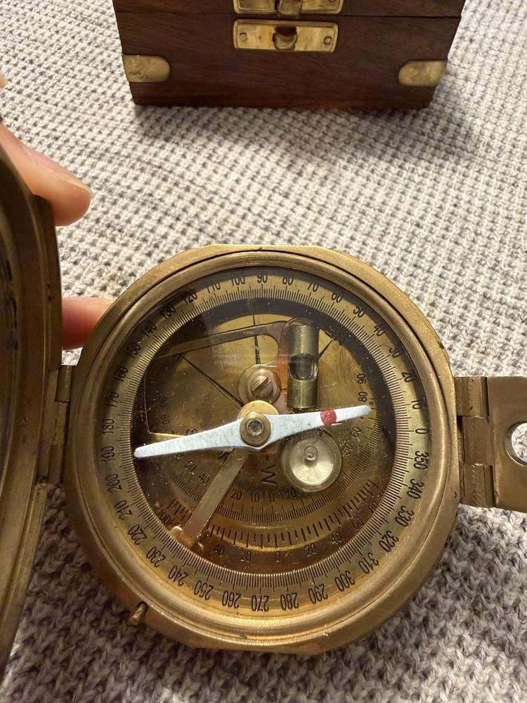 LONDON NATURAL SINE BRASS COMPASS