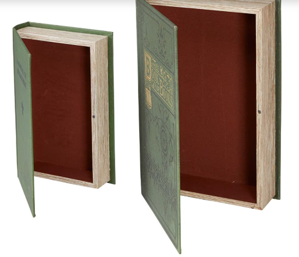 New Be Safe Hide Away Storage Box Book Set