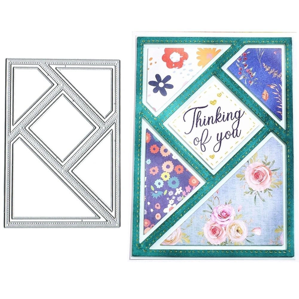 Rectangle Triangle Frame Metal Die Cuts, Rectangle Frame Metal Cutting Dies Cut