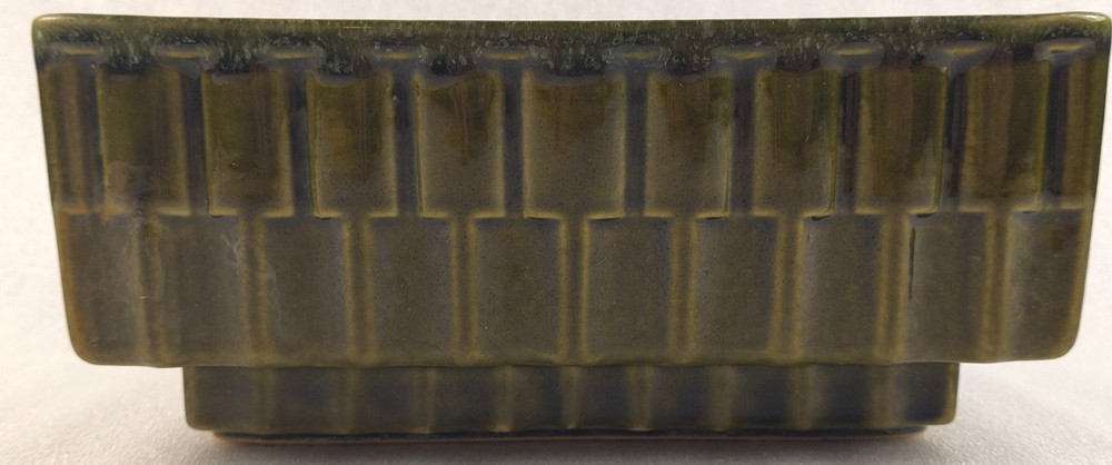 Cookson Mid-Century CP-338 Dark Green w/trim Rectangular Planter