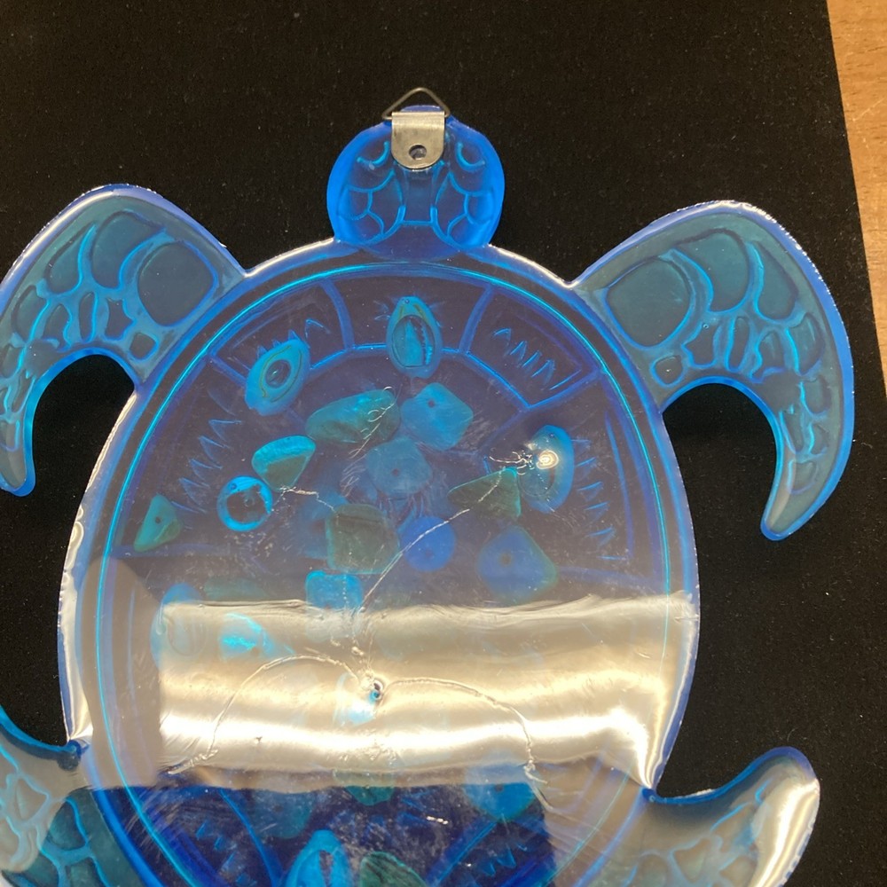 Turtle Wall Art, Expoxy Resin, Handmade,7x5”