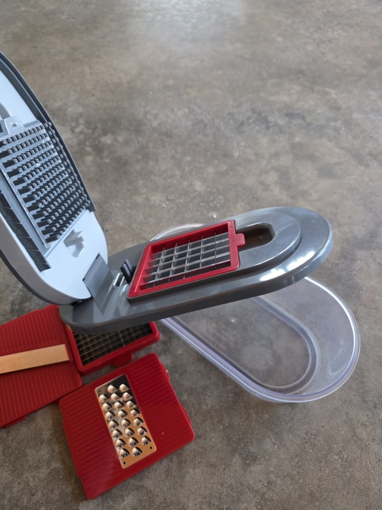 Chopzilla Multi Function Chopper Interchangeable Blades, Container, Brush