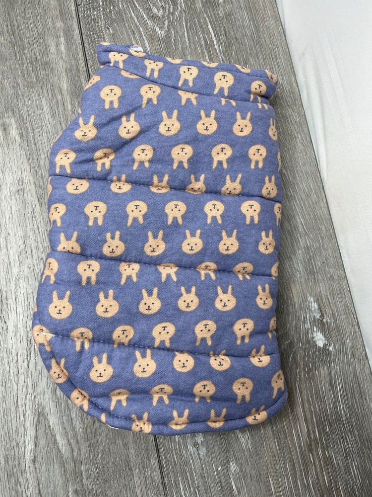 HongHongPet Reversible Winter Vest, Blue Size Medium