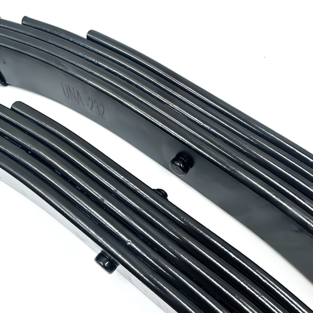 2PCS 5 Leaf Slipper Trailer Leaf Spring Set For 3500lbs Cap for 7000lbs 7K Axle