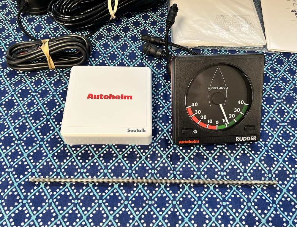 Autohelm ST50 Rudder Angle Indicator Display Reference Transducer Unit Raymarine
