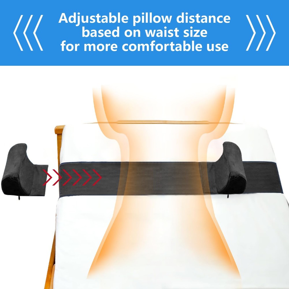 Lateral Support for Wheelchair Lateral Support Cushion with Adjustable Side P...