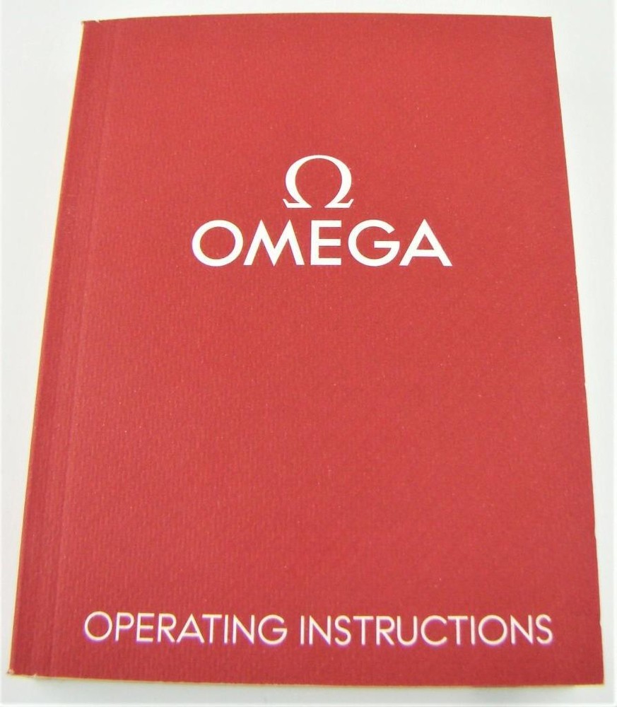 ORIGINAL OMEGA WATCH OPERATING INSTRUCTIONS MANUAL E/20 EDITION