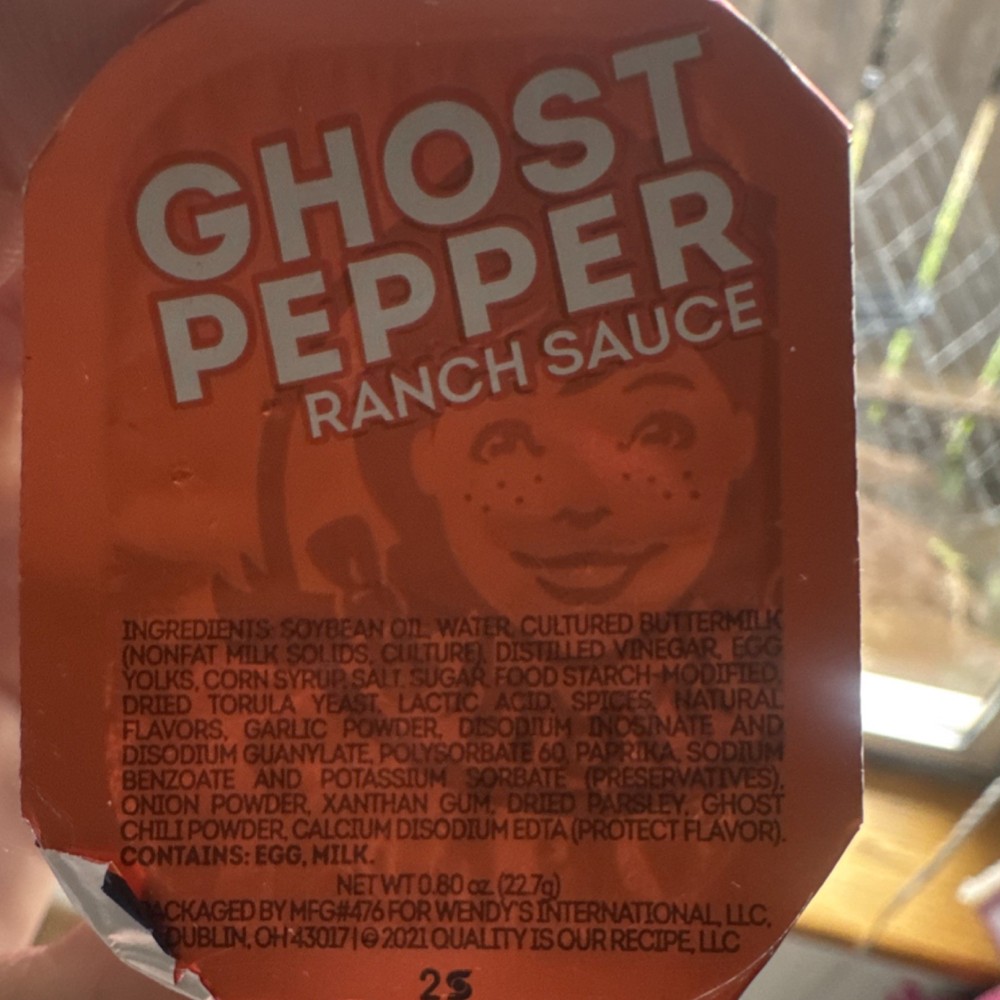 Wendy's Ghost Pepper Ranch | 5 Pack 2025