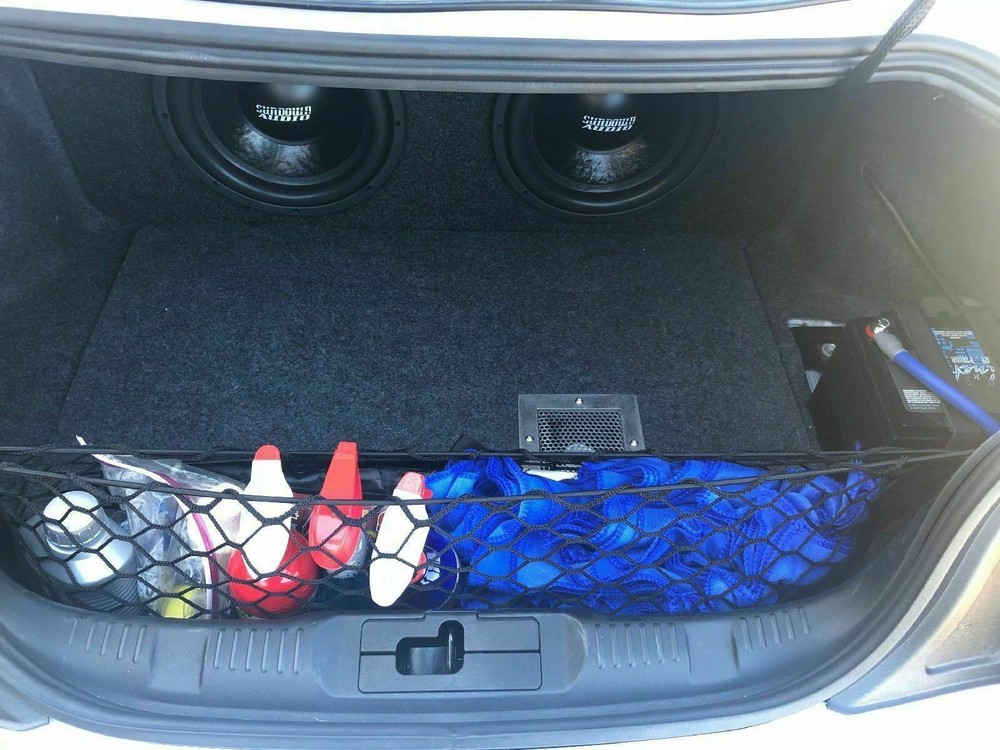 Trunk Envelope Style Organizer Cargo Net Mesh for FORD MUSTANG 2015-2024 New