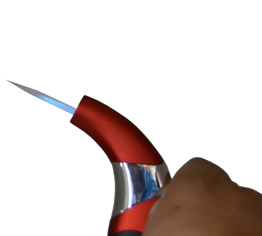 2 x Scorch Torch Butane Stainless Steel Refillable Lighter