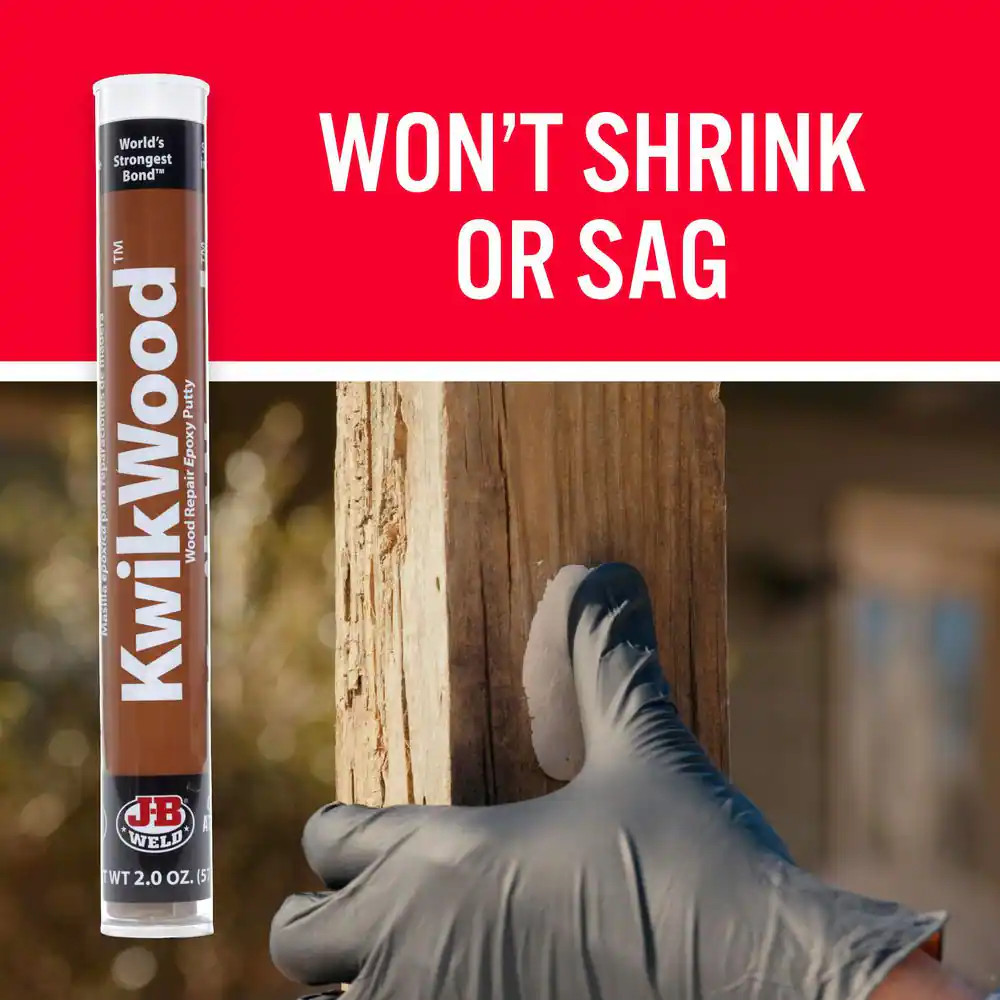 2 oz. Kwikwood Epoxy Putty Stick